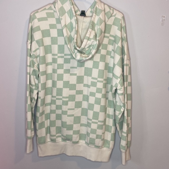 green checkered hoodie wild fable - Picture 2 of 2